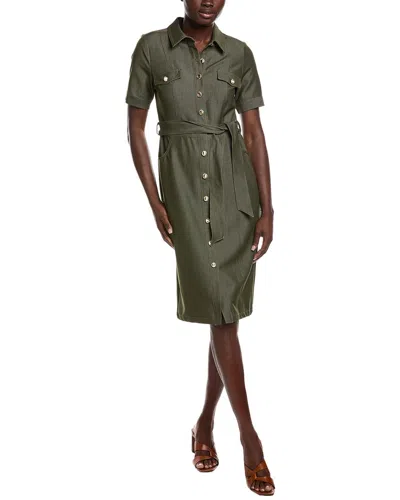 Nanette Lepore Shirtdress In Green