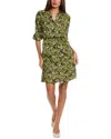 Nanette Lepore Nanette  Shirtdress In Green