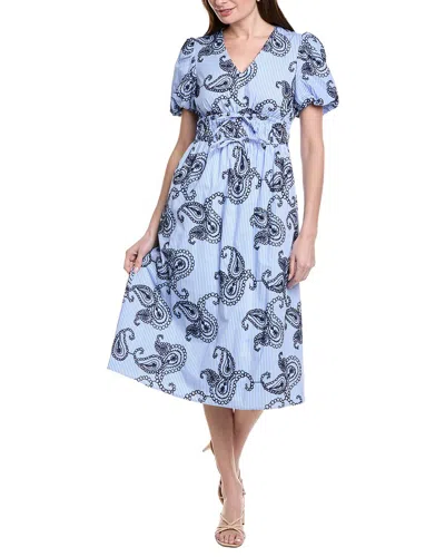 Nanette Lepore Nanette  Short Sleeve Midi Dress In White
