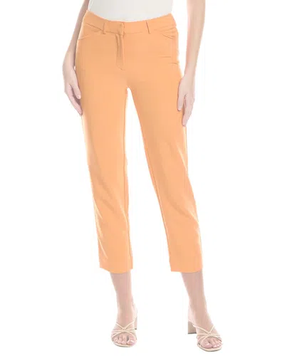 Nanette Lepore Nanette  Skinny Leg Stretch Pant In Orange