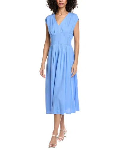 Nanette Lepore Nanette  Sleeveless Midi Dress In Blue