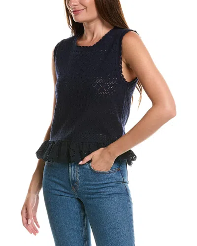 Nanette Lepore Sleeveless Top In Blue
