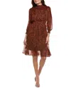 Nanette Lepore Nanette  Smocked Mini Dress In Animal Print