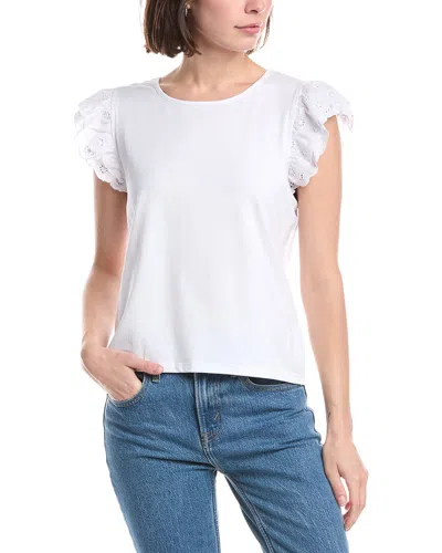 Nanette Lepore Nanette  Solid Blouse In White
