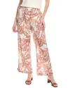 Nanette Lepore Smocked Wide Leg Pants In Pink