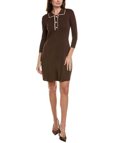 Nanette Lepore Nanette  Sweaterdress In Brown