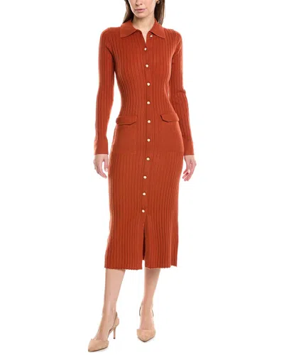 Nanette Lepore Nanette  Sweaterdress In Orange