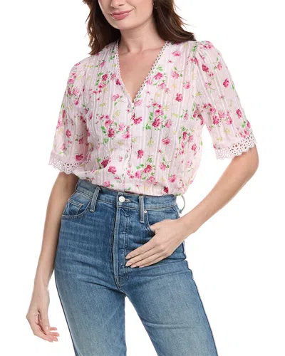 NANETTE LEPORE NANETTE NANETTE LEPORE SWISS DOT BLOUSE
