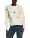 Nanette Lepore Nanette  Textured Sweater In White