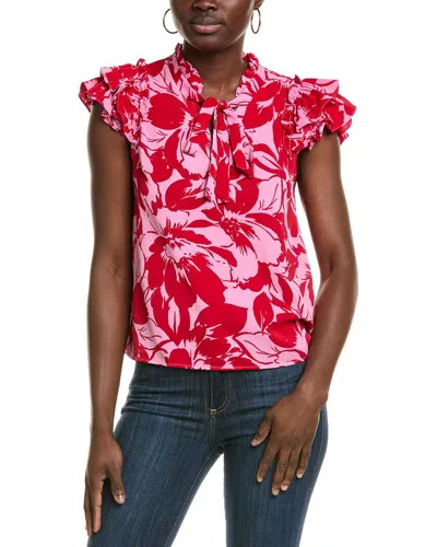 NANETTE LEPORE NANETTE NANETTE LEPORE TIERED SLEEVE BLOUSE