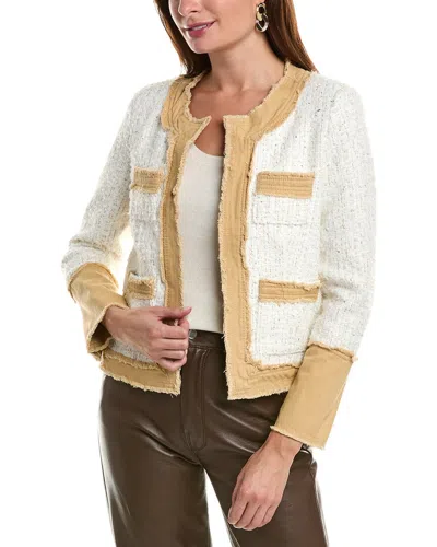 Nanette Lepore Nanette  Tweed Jacket In White