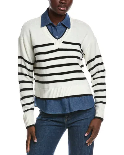 Nanette Lepore Nanette  Twofer Pullover In White