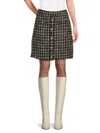 Nanette Lepore Nanette  Women's Checked A-line Miniskirt In Multi