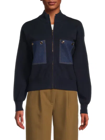 Nanette Lepore Dolman Jacket In Blue