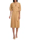 Nanette Lepore Midi Dress In Brown