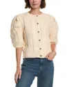 Nanette Lepore Wool-blend Cardigan In Brown