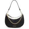 Nanette Lepore Natasha Baguette Shoulder Bag In Black