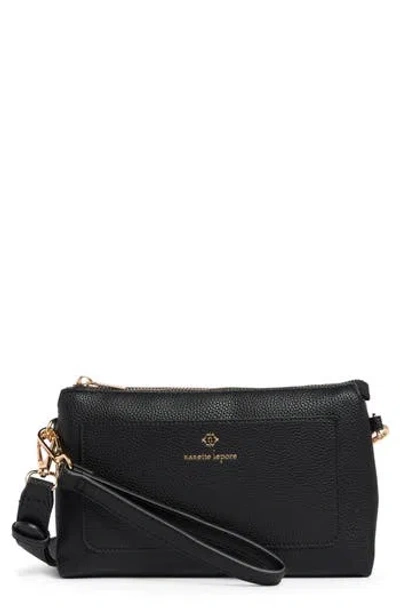 Nanette Lepore Noa Convertible Wallet In Black