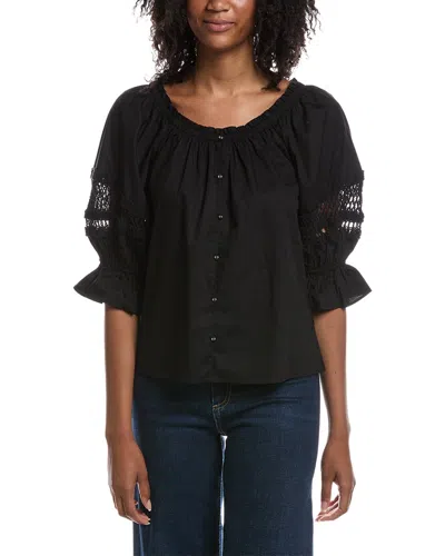 Nanette Lepore Off-the-shoulder Top In Black