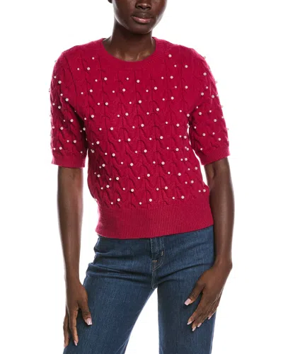 Nanette Lepore Pearl Sweater In Brown