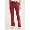 Nanette Lepore Play Front Seam Scuba Knit Flare Pants In Red