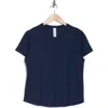 Nanette Lepore Play Performance T-shirt In Black Iris