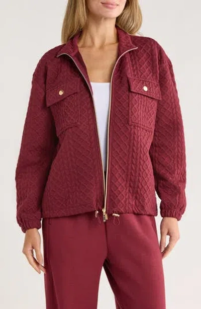 NANETTE LEPORE NANETTE LEPORE PLAY QUILTED KNIT JACKET