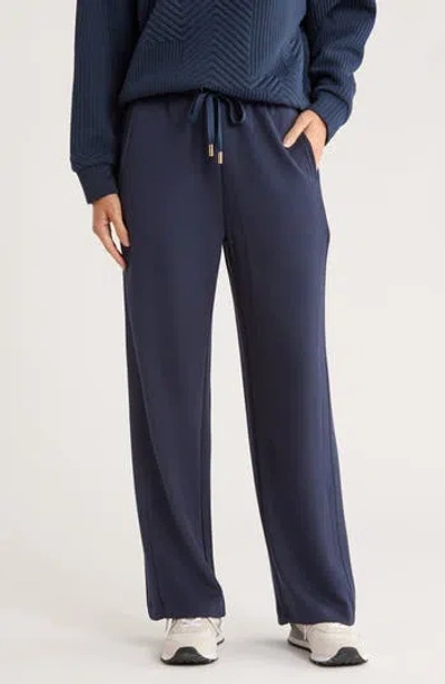 Nanette Lepore Play Wide Leg Activewear Pants In Blue