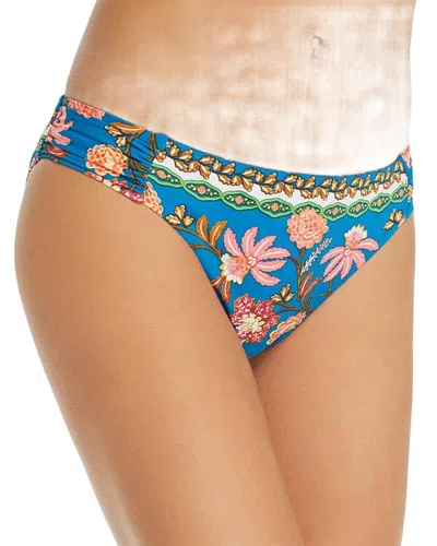 Nanette Lepore Polynesian Floral Siren Bikini In Multi In Blue