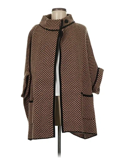 Pre-owned Nanette Lepore Poncho In Brown