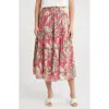 Nanette Lepore Printed Tiered Skirt In Multi