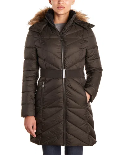 Nanette Lepore Puffer Coat In Brown