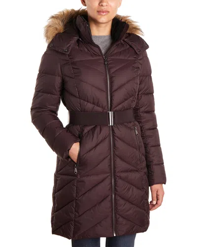 Nanette Lepore Puffer Coat In Brown