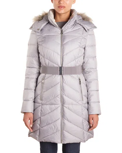 Nanette Lepore Puffer Coat In Gray