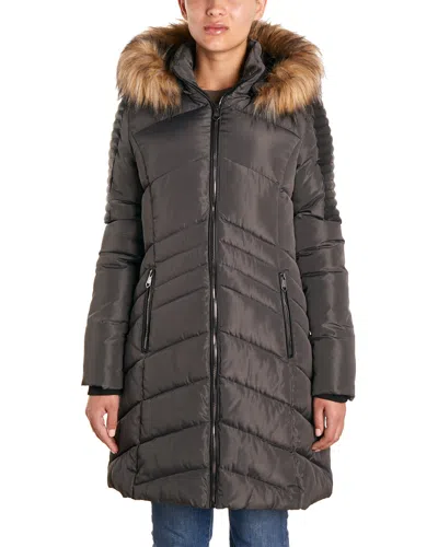 Nanette Lepore Puffer Coat In Gray