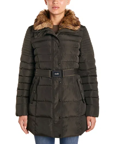 Nanette Lepore Puffer Coat In Green