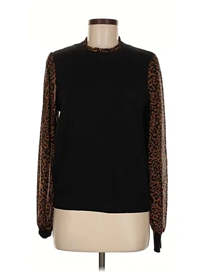 Pre-owned Nanette Lepore Pullover Sweater In Black