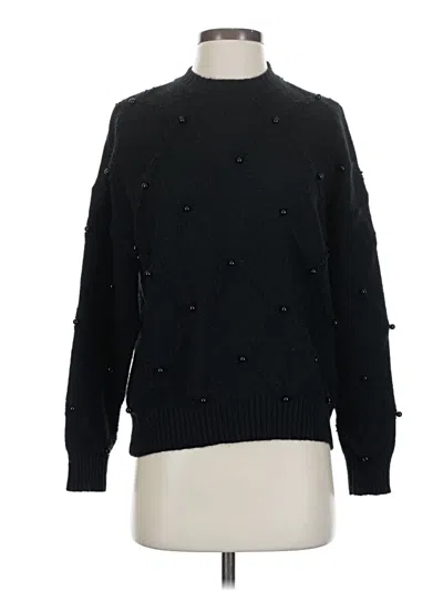 Pre-owned Nanette Lepore Pullover Sweater In Black