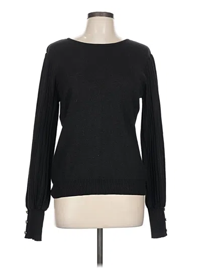 Pre-owned Nanette Lepore Pullover Sweater In Black