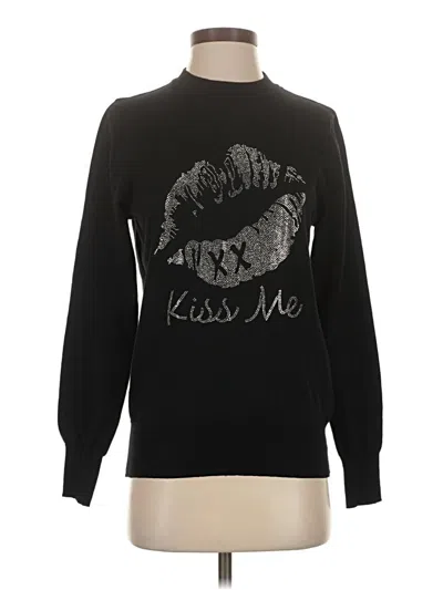 Pre-owned Nanette Lepore Pullover Sweater In Black