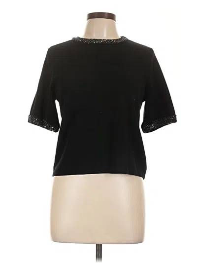 Pre-owned Nanette Lepore Pullover Sweater In Black