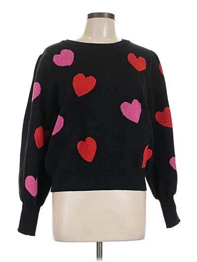 Pre-owned Nanette Lepore Pullover Sweater In Black