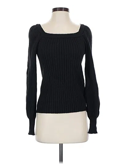 Pre-owned Nanette Lepore Pullover Sweater In Black