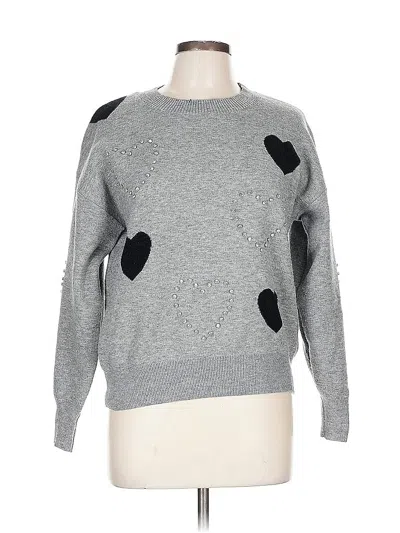 Pre-owned Nanette Lepore Pullover Sweater In Gray