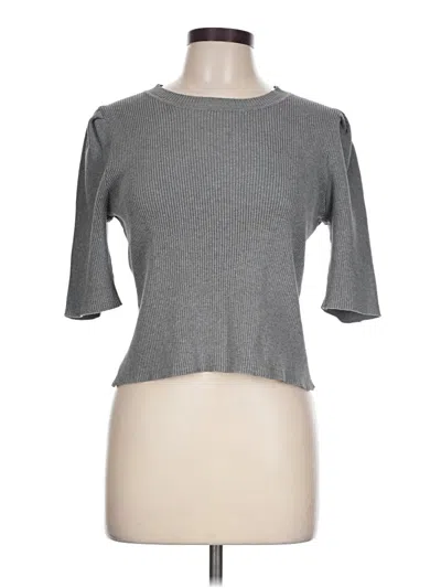 Pre-owned Nanette Lepore Pullover Sweater In Gray