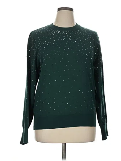 Pre-owned Nanette Lepore Pullover Sweater In Green