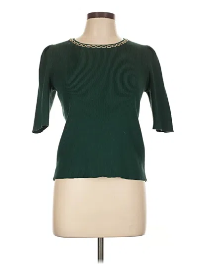 Pre-owned Nanette Lepore Pullover Sweater In Green