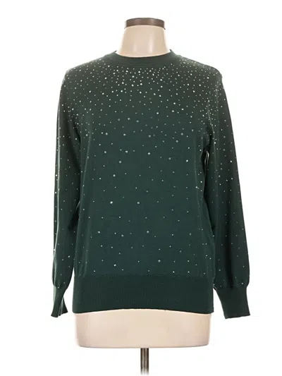 Pre-owned Nanette Lepore Pullover Sweater In Green