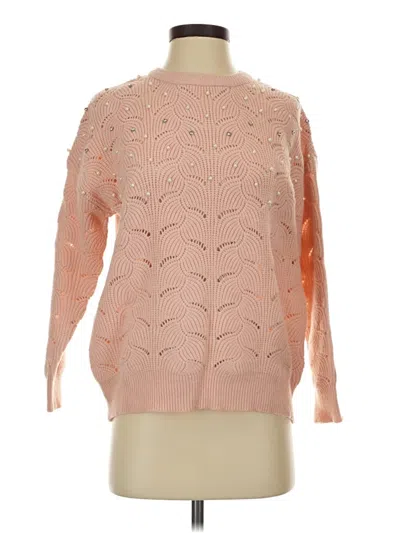 Pre-owned Nanette Lepore Pullover Sweater In Pink