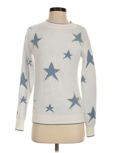 Pre-owned Nanette Lepore Pullover Sweater In Silver